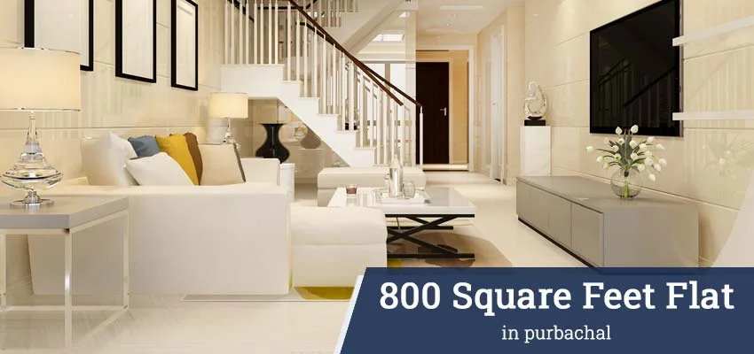 800 Square Feet Flat in Purbachal