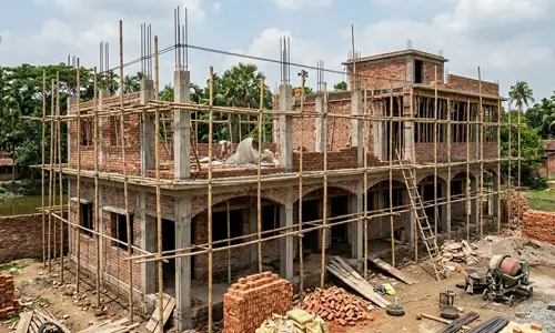 Classroom block construction