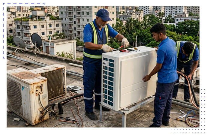 HVAC replacement service in Bangladesh