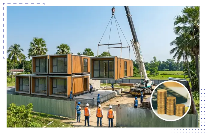 Modular home construction cost in Bangladesh