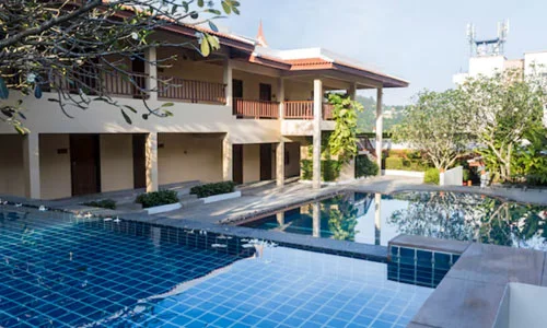 Residential pool building