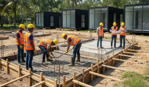 Site-ready foundation and preparation