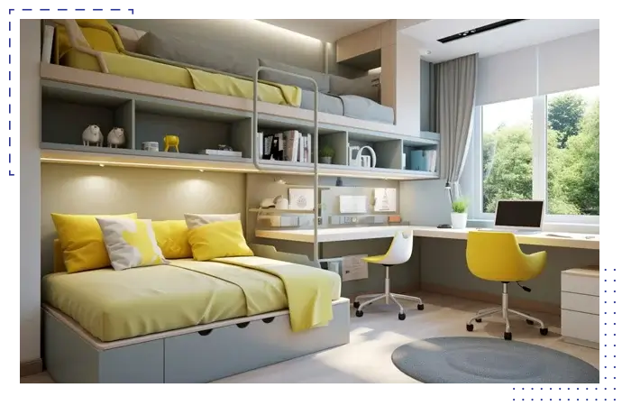 Studio apartment construction process